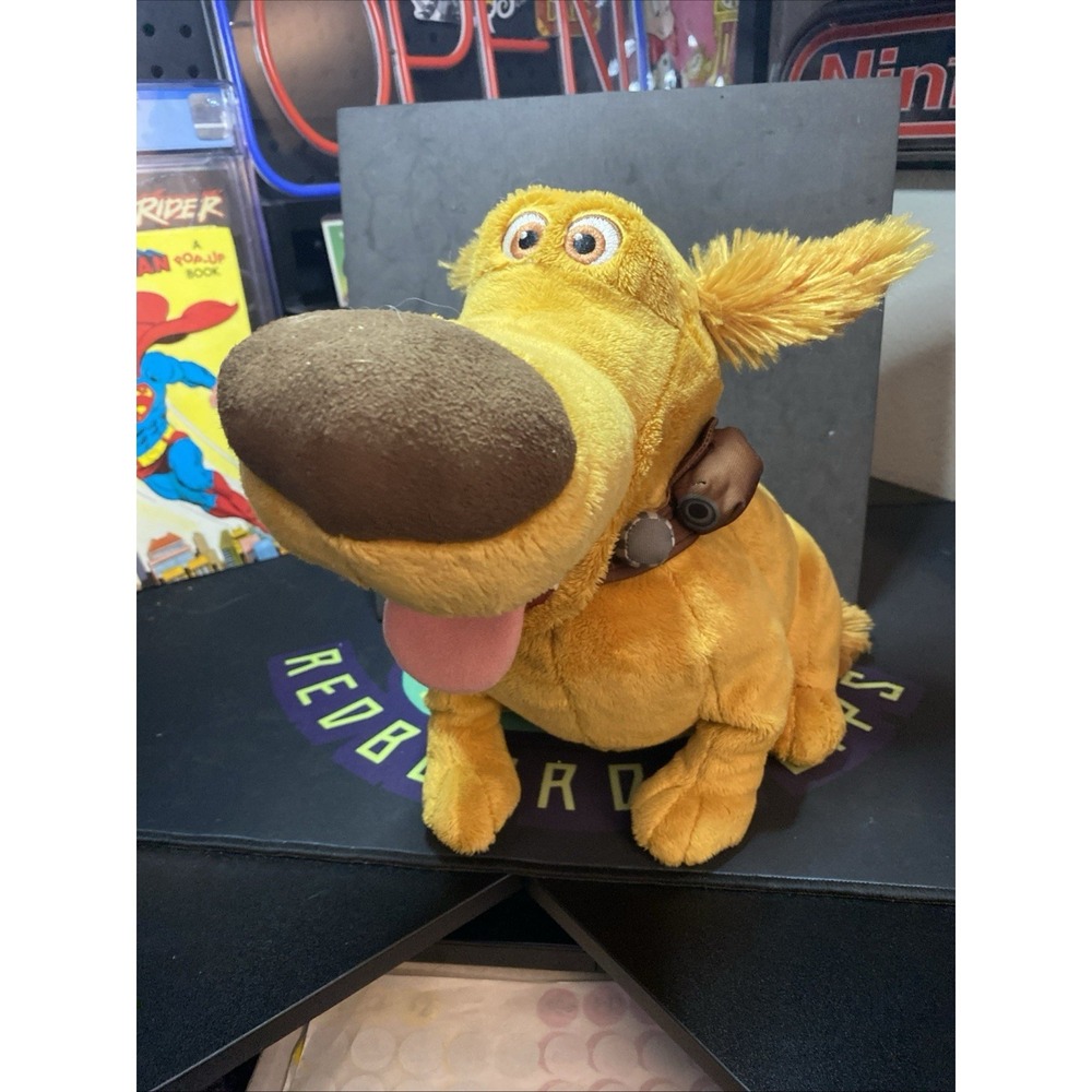 Disney Store Pixar Doug Dog Plush "UP" Movie 12'' DUG 2009 Stuffed Animal Toy